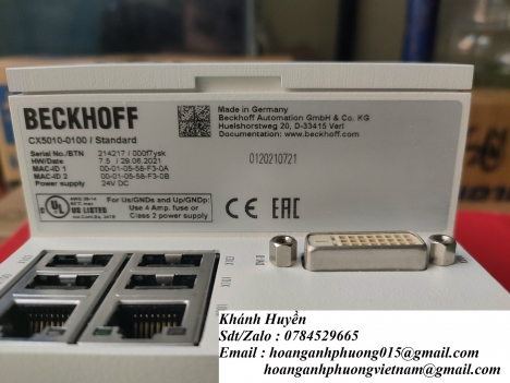 Hãng Beckhoff CX5010-0100 khối điều khiển Module