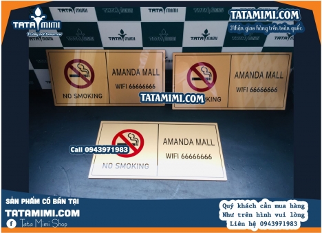 Bảng hiệu cấm hút thuốc lá - Biển báo an toàn