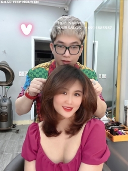 28 tóc layer,Miss Grand, tóc ngắn - Học nghề tóc Tiệp Nguyễn