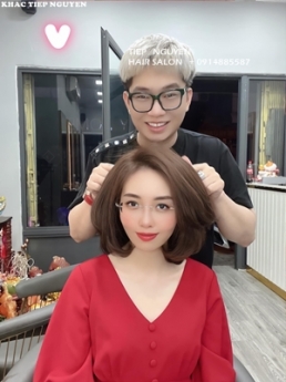 34 tóc layer,Miss Grand, tóc ngắn - Học nghề tóc Tiệp Nguyễn