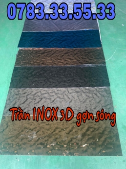 Trần INOX 3D Gợn Sóng