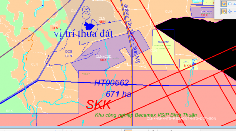 ĐẤT mẫu ven KCN Becamex Bình Thuận, cách KCN 1km, 3.5ty/mẫu.