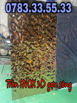 Trần INOX 3D Gợn Sóng