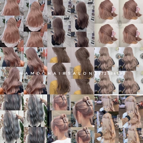 Nhuộm Tóc Salon Làm Màu Khói Bạc Đẹp Giá Rẻ Hoài Đức -Nam Đỗ Hair Salon
