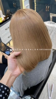 Nhuộm Tóc Top Salon Làm Màu  Vàng Rêu Đẹp Giá Rẻ Hoài Đức -Nam Đỗ Hair Salon