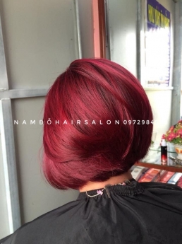 Nhuộm Tóc Top Salon Làm Màu Đỏ Đẹp Giá Rẻ Hoài Đức -Nam Đỗ Hair Salon