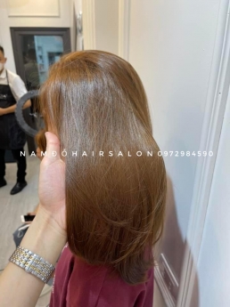 Nhuộm Tóc Top Salon Làm Màu Nâu Vàng Đẹp Uy Tín Giá Rẻ Hoài Đức -Nam Đỗ Hair Salon