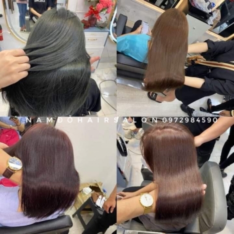 Nhuộm Tóc Top Salon Làm Màu Vàng Rêu Đẹp Uy Tín Giá Rẻ Hoài Đức -Nam Đỗ Hair Salon