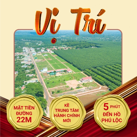 Cần bán suất ngoại giao đất sổ đỏ mặt đường 22m tại Krong Năng, Đăk Lăk