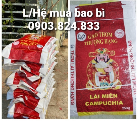 Nơi Bán Bao Đựng Gạo Lài Miên Campuchia Thơm Thượng Hạng bao 5kg,10kg, 25kg