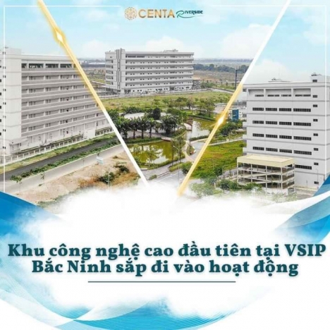 Bảng hàng giá F0 chính thức  từ chủ đầu tư  dự án Centa Riverside Từ Sơn.