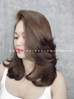 Làm Tóc Long Bob Mái Bay Top Salon Uốn Cụp Phồng Đẹp Giá Rẻ Hoài Đức - Nam Đỗ Hair Salon