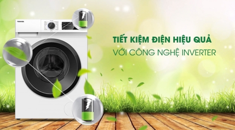 Máy giặt Toshiba Inverter 9.5 Kg - Hàng chính hãng 100% ; giá tốt