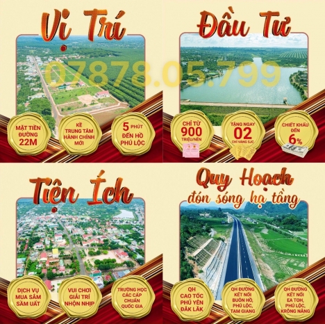 Mở bán đất nền giá tốt ở TTHC Krong Nang , Đak Lak giá chỉ 8xxtr/nền