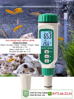 Máy đo độ mặn nước nuôi tôm cá thủy sản - máy đo chuyên dụng độ chính xác cao