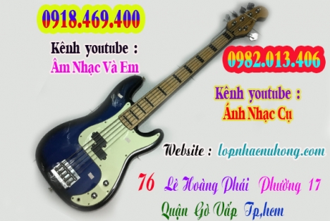 Địa chỉ nơi bán và cho thuê đàn guitar bass tại Tp.Hồ Chí Minh, gò vấp