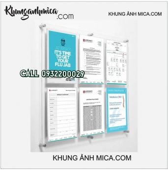 Khung mica treo tường