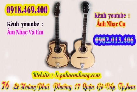 Địa chỉ nơi bán đàn guitar cổ thùng ( guitar phím lõm ) tại gò vấp, Tp.Hồ Chí Minh