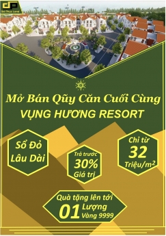 Đất nền dự án Vụng Hương Resort - Sở hữu lâu dài - View trực diện biển - Giá đẹp so