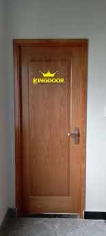 Mẫu cửa phòng ngủ giá rẻ - Cửa gỗ hdf veneer