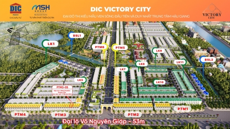 Đầu tư Shophouse Thương Mại dự án DIC Victori Hậu Giang với số vốn chỉ từ hơn 4 TỶ.