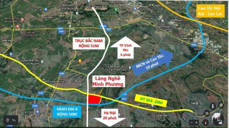 Cần bán nhanh mảnh đất tại Cụm công nghiệp làng nghề Minh Phương, Yên Lạc ,Vĩnh Phúc.