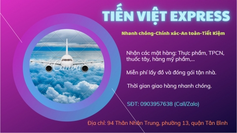 Gửi hàng đi nước ngoài Tiến Việt Express