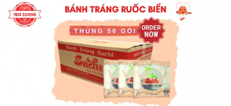 Bánh tráng ruốc biển Sachi Bình Định