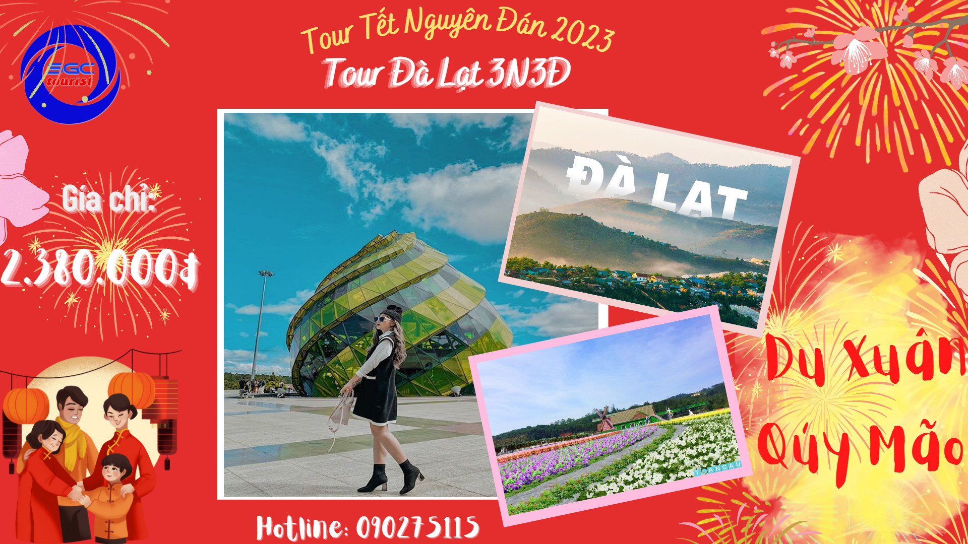 Hot - Cập nhật 3 tour Tết Nguyên Đán 2023