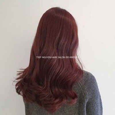 Màu Nhuộm Đỏ Tím Màu Đẹp Tạo Trend 2023 TIỆP NGUYỄN HAIR SALON