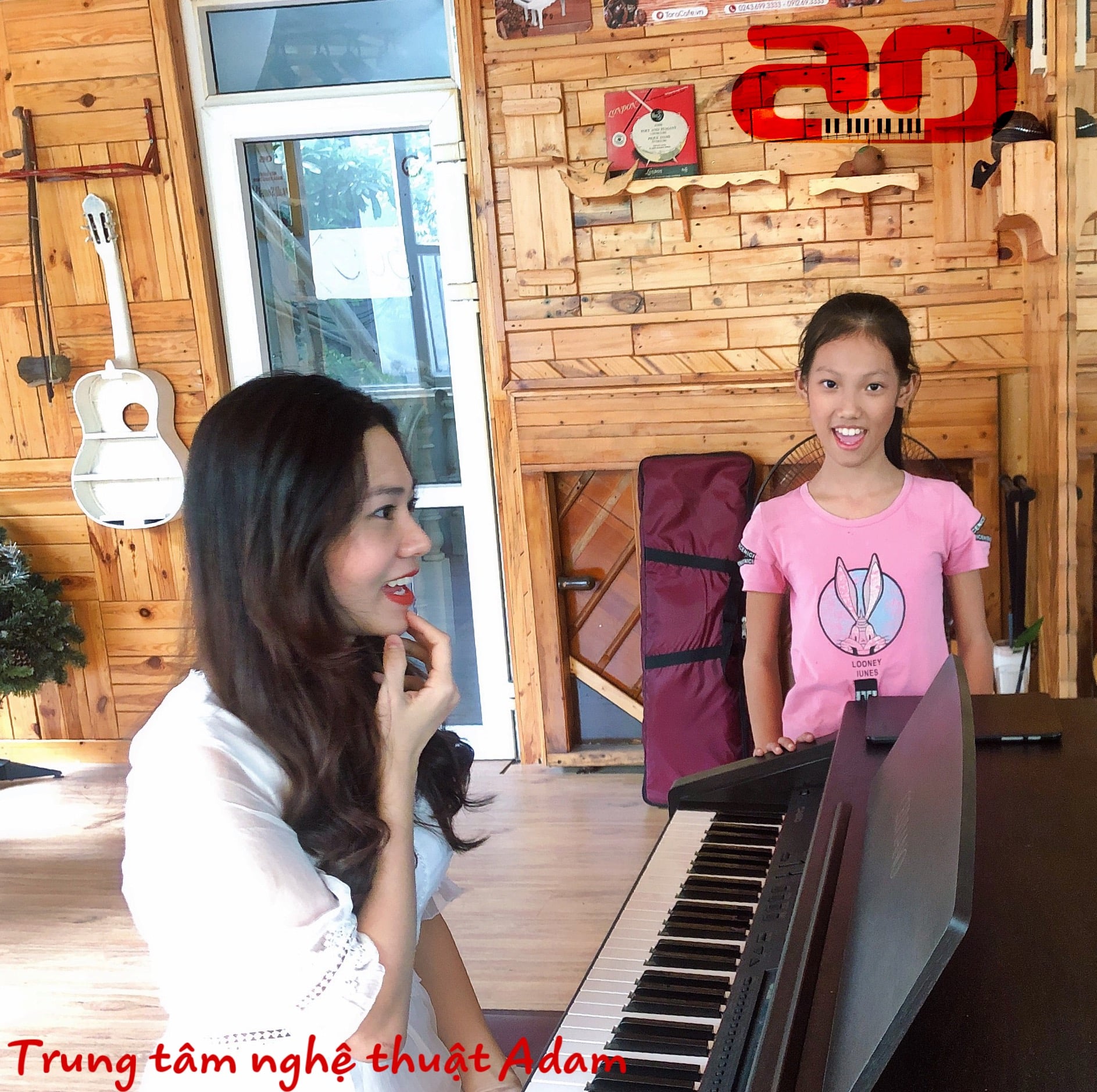 khóa học thanh nhạc cùng cô Hồng Nhung tại ttnt adam