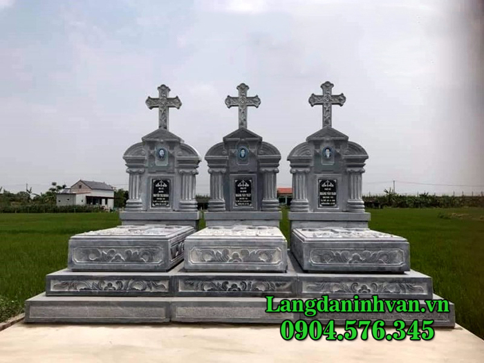 Những mẫu mộ đá công giáo_ Bia mộ công giáo