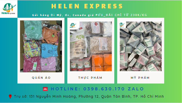 Vận chuyển hàng hoá quốc tế Helen Express