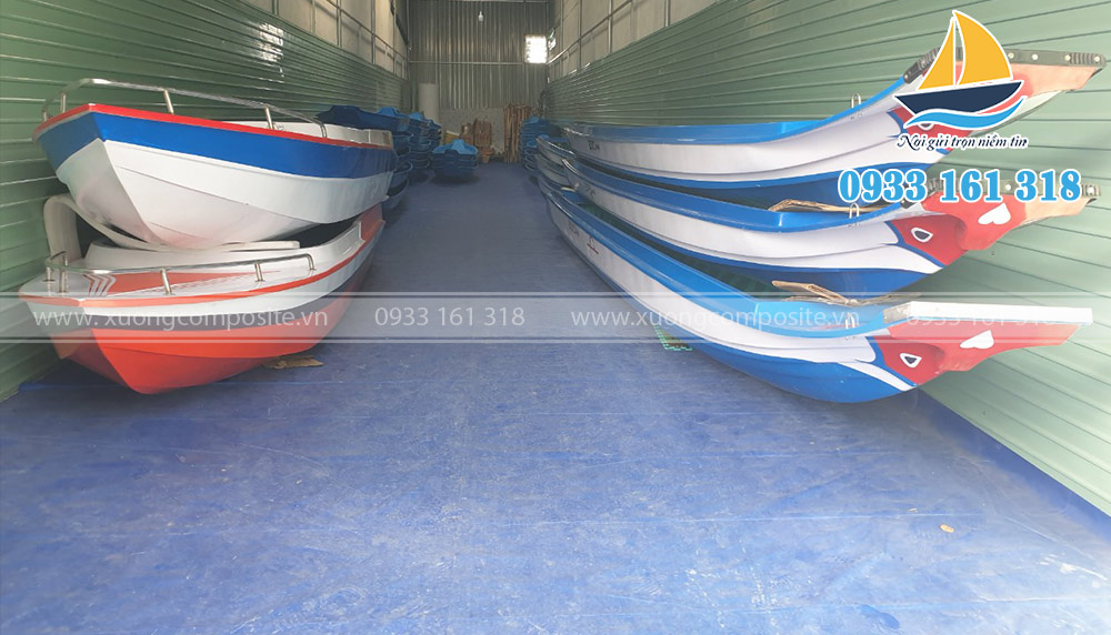 Vỏ thuyền composite, thuyền câu cá, thuyền nhựa composite giá rẻ