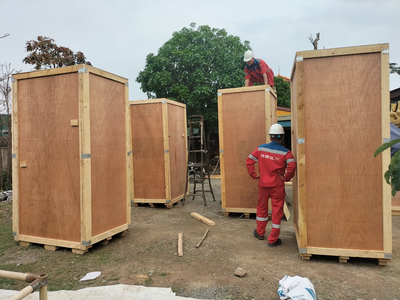 Dịch vụ đóng thùng gỗ tại KCN Đồng Văn II - Hà Nam