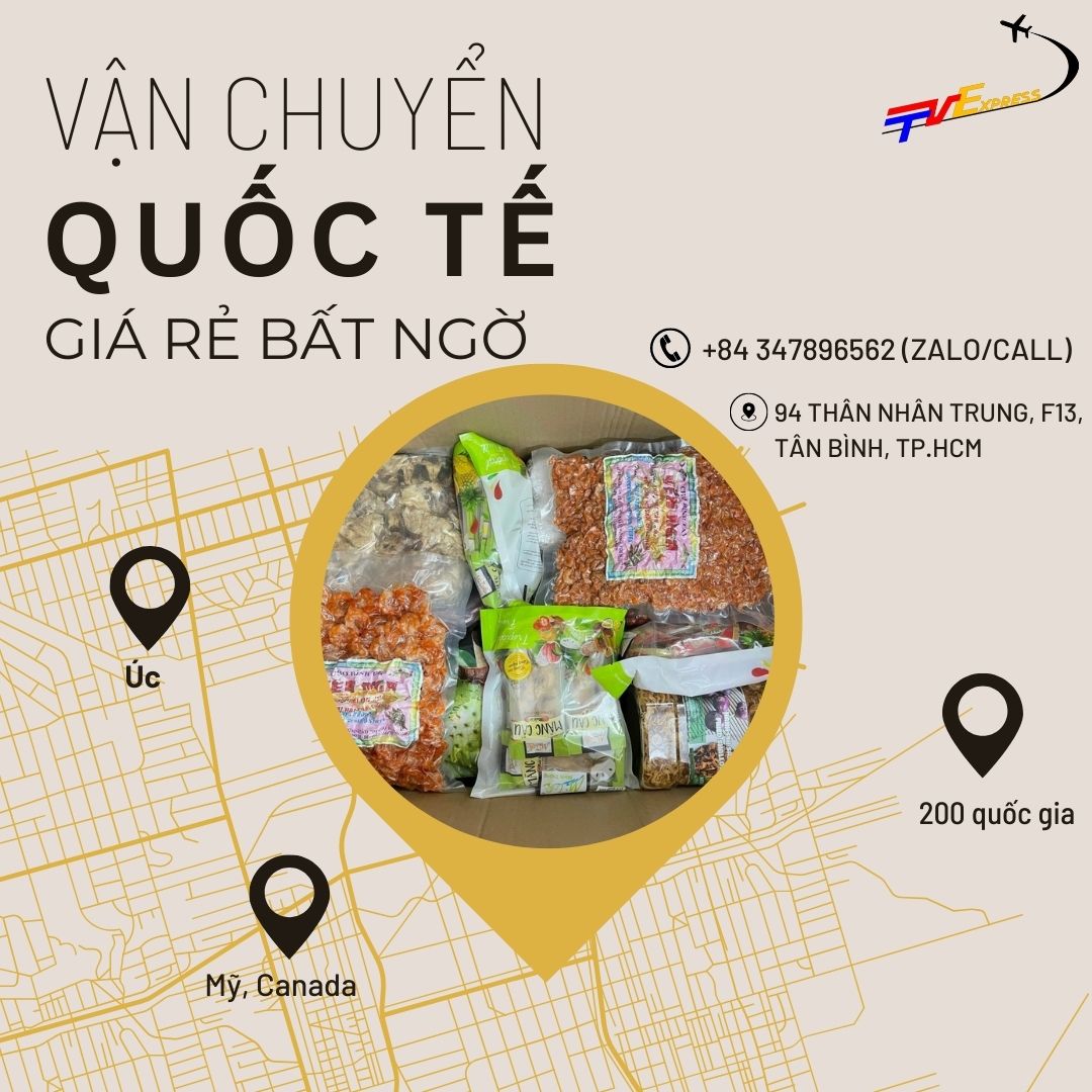 Gửi hàng đi nước ngoài tại Công ty Tiến Việt Express