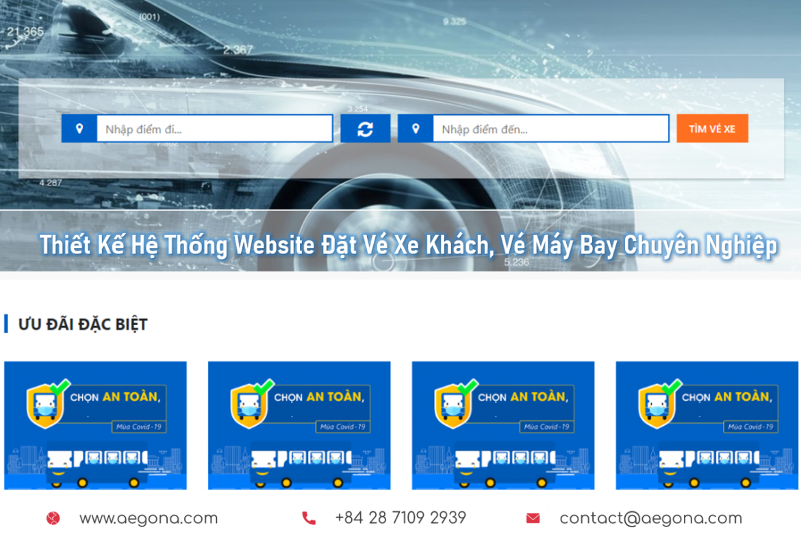 Triển khai hệ thống web book vé xe online