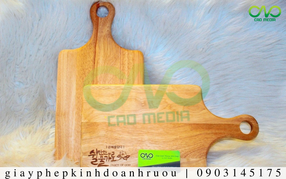 Dịch vụ tự công bố sản phẩm thớt gỗ tại CAO Media