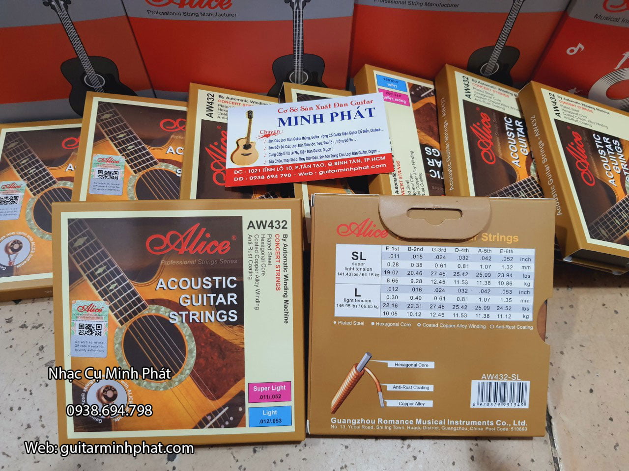 Cửa hàng bán phụ kiện đàn guitar ở quận Bình Tân, Bình Chánh TPHCM