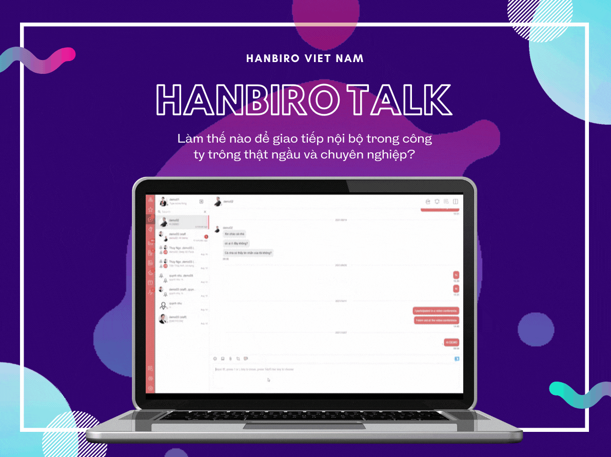 Hộp tin nhắn và Ứng dụng nhắn tin Hanbiro Talk