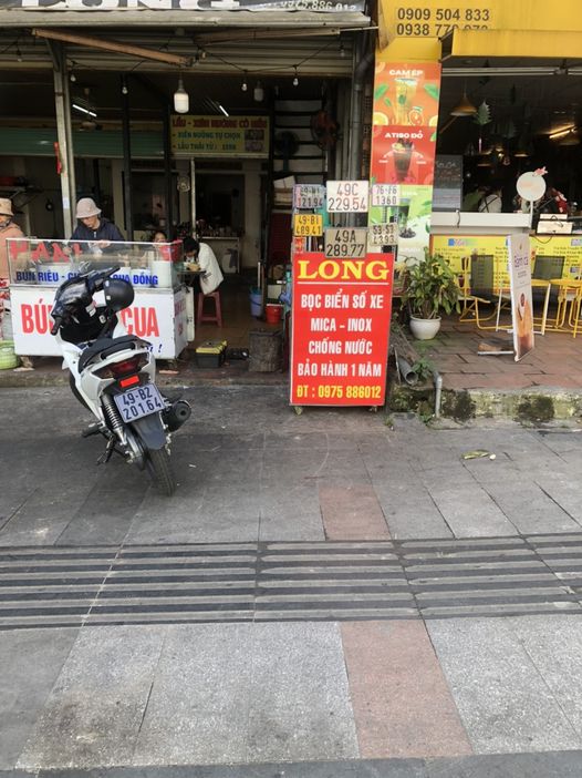 Dịch vụ ép biển số xe tại TP.Đà Lạt, Lâm Đồng
