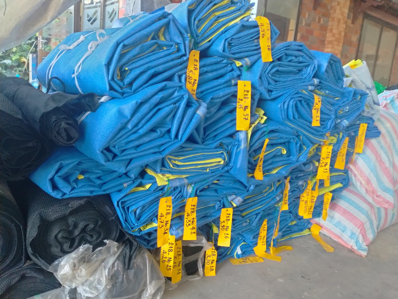Lưới PVC - Kích thước theo yêu cầu của từng công trình