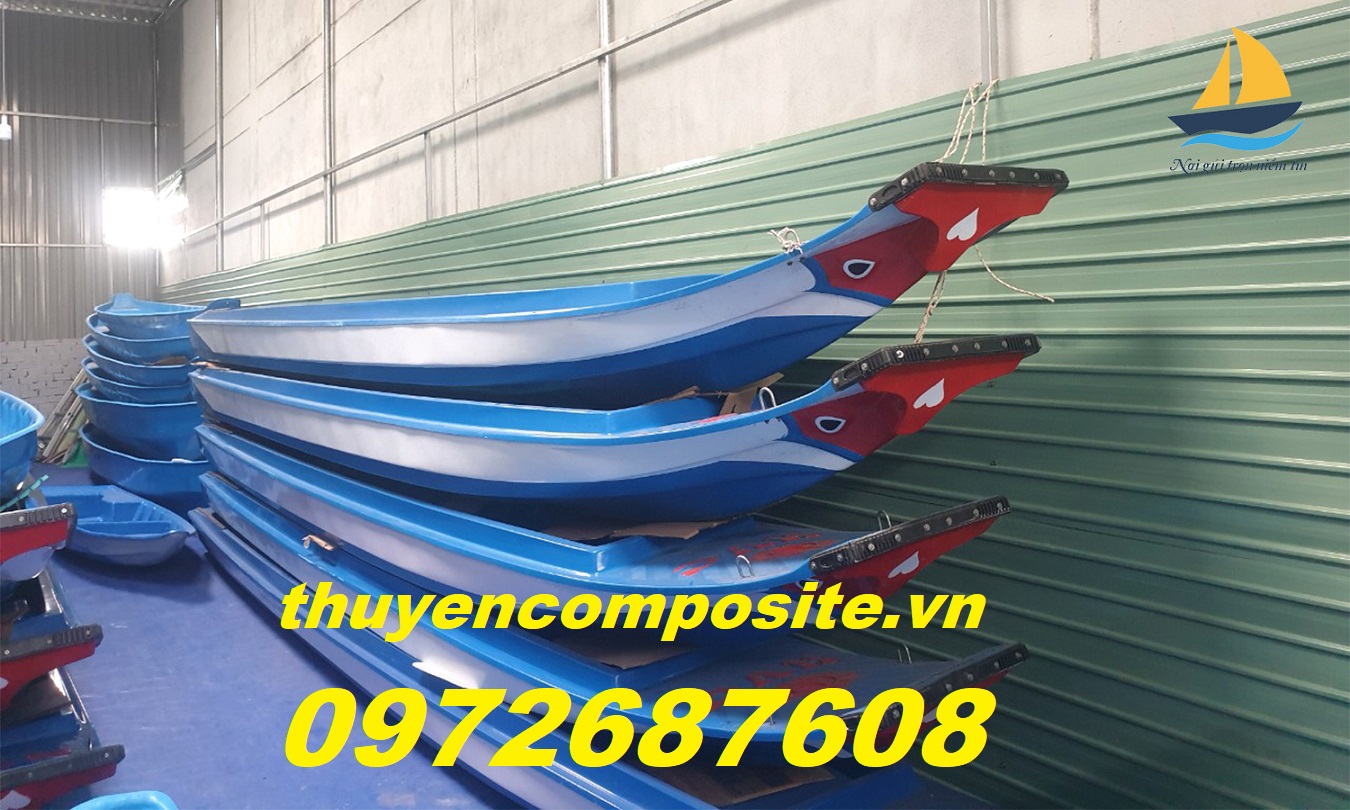 Bán thuyền ghe xuồng nhựa composite, vỏ lãi composite, cano composite