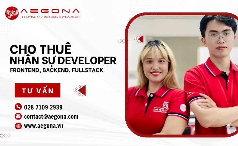 AEGONA Cho thuê FullStack developer  junior, senior