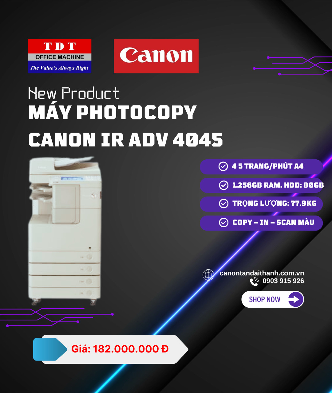 Bán máy Photocopy đa chức năng phục vụ cho việc in - photo - scan