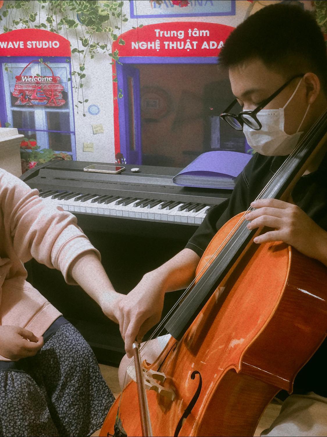 Cello -Sự kiên trì và nhẫn nại,sự khéo léo,giảm căng thẳng và mệt mỏi