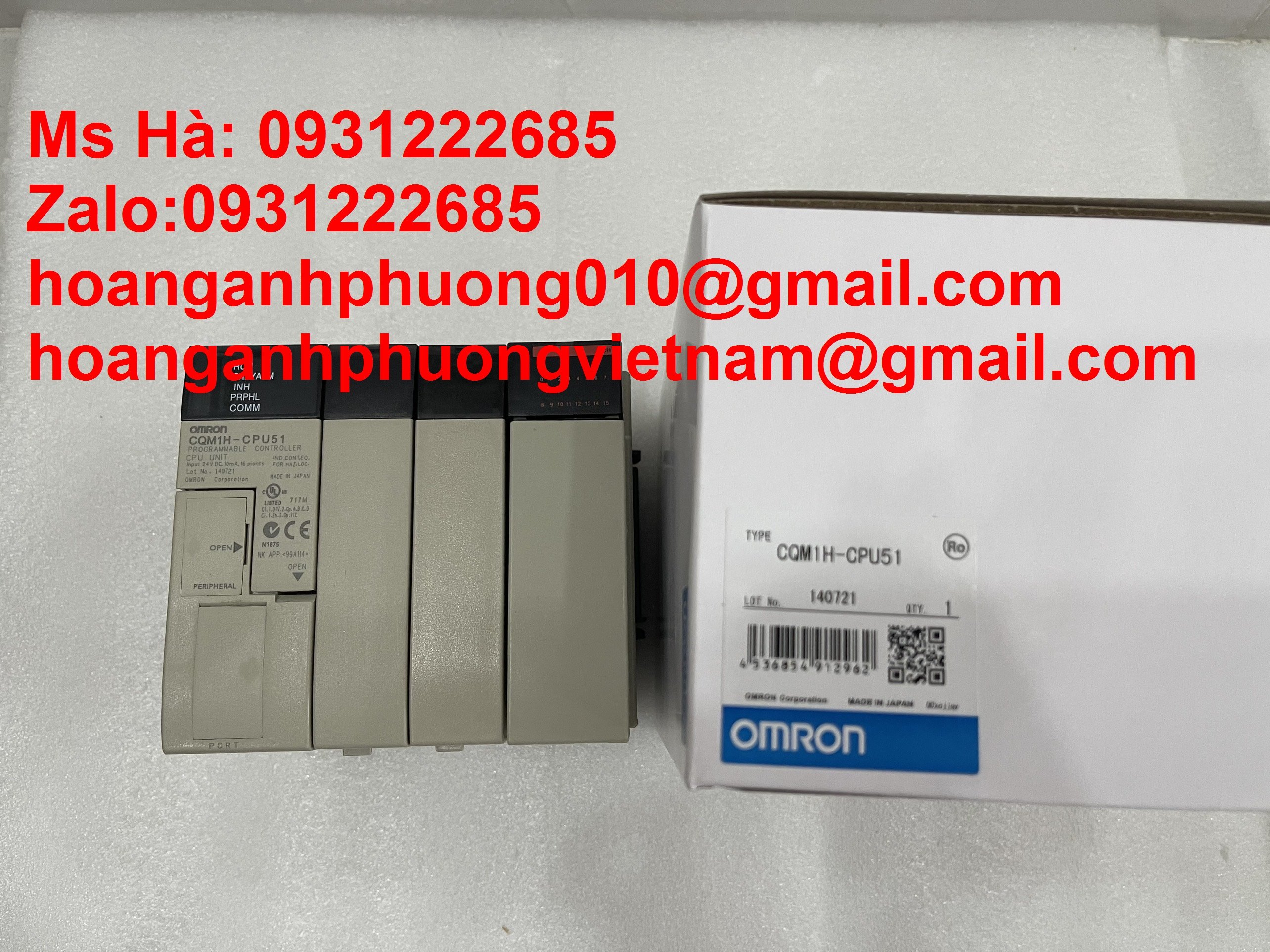 Cần bán dòng PLC lập trình CQM1H-CPU51 hãng omron
