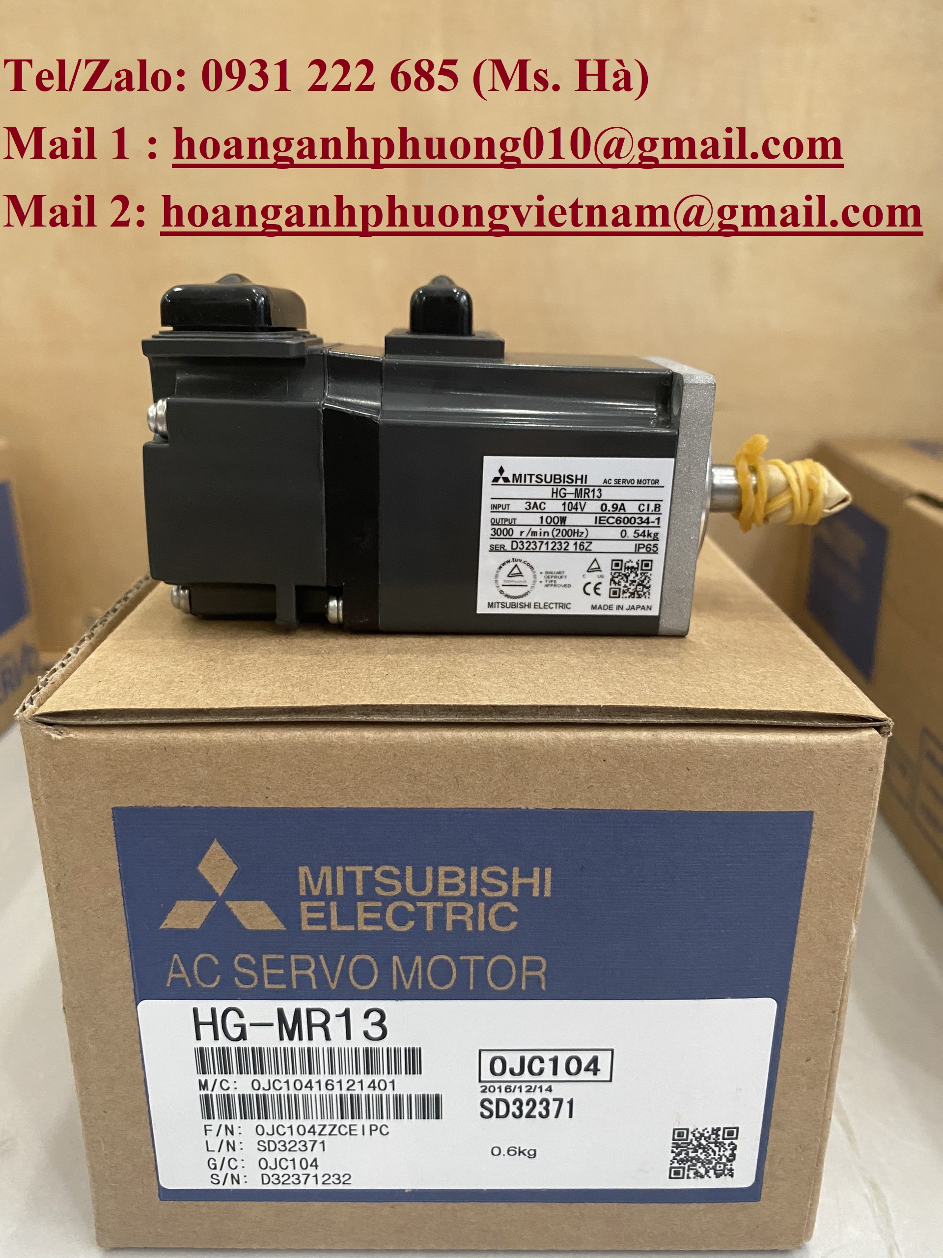 Chuyên phân phối giá tốt dòng servo mitsubishi HG-MR23