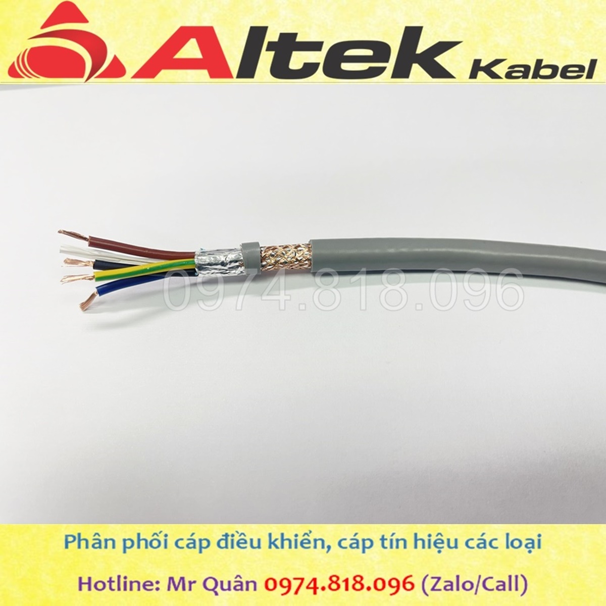 Cáp điều khiển 4 lõi mềm thương hiệu Altek Kabel