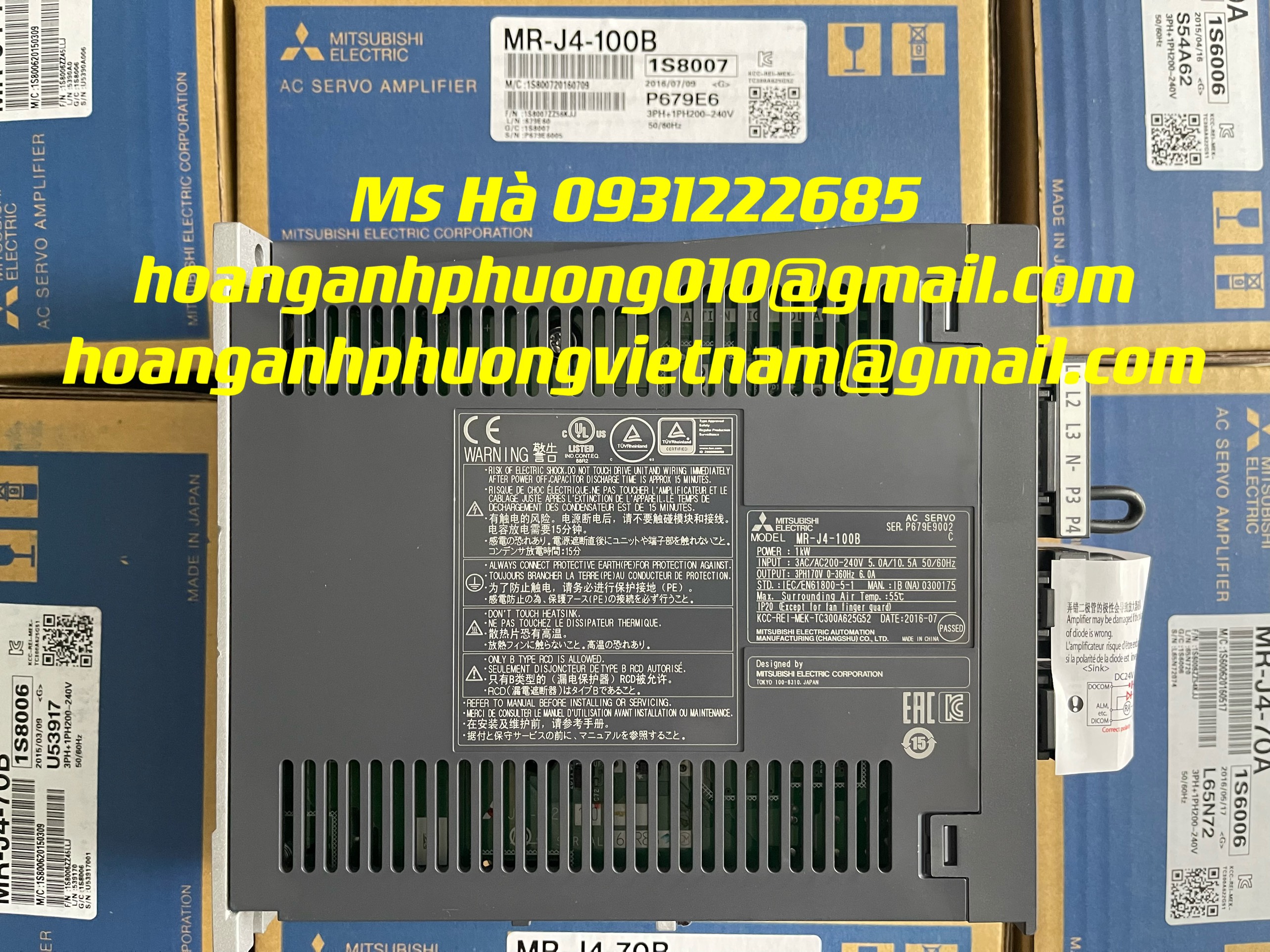 Bộ servo giá tốt MR-J4-100B, MR-J4-200B mitsubishi 